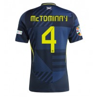 Camisa de time de futebol Escócia Scott McTominay #4 Replicas 1º Equipamento Europeu 2024 Manga Curta